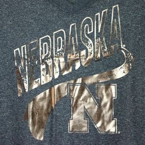 Tops - Nebraska Cornhuskers Women's V-Neck T-Shirt Tops - Nebraska Cornhuskers Women's V-Neck T-Shirt